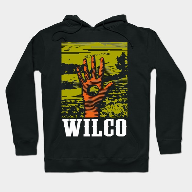 WILCO MERCH VTG Hoodie by Mamah Asep Shop